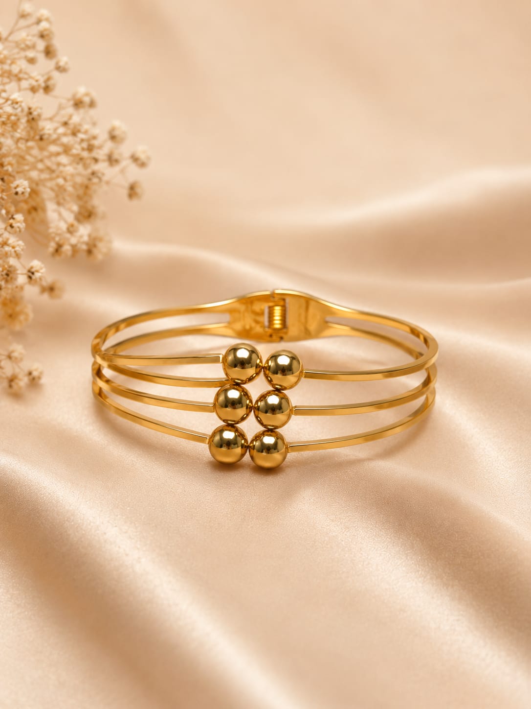 Orbit Gold Bangle