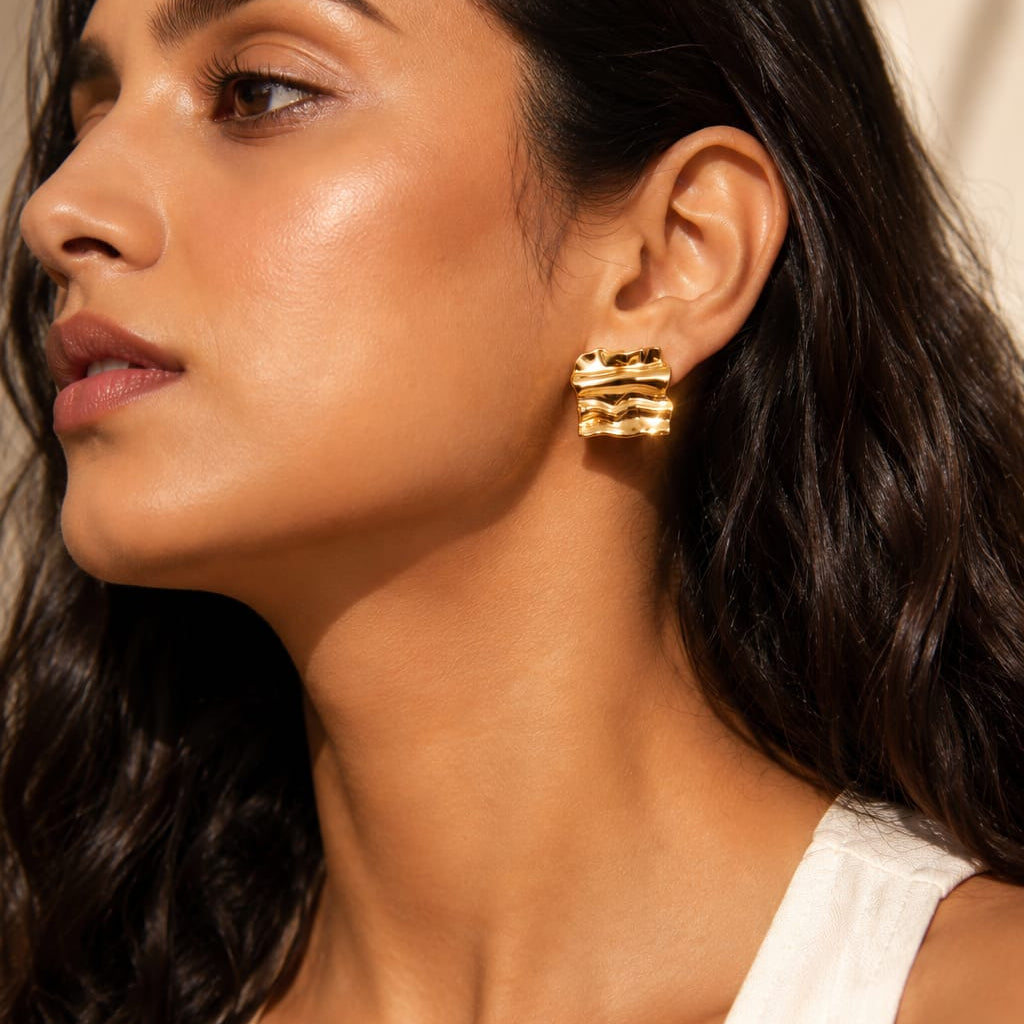Tree Bark Earrings