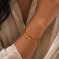 Double Layer Charm Bracelet