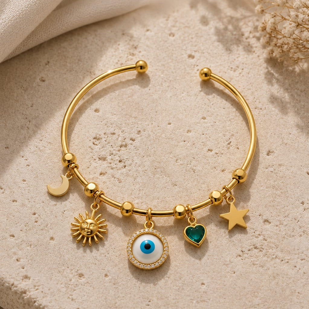 Evil Eye Charm Bracelet