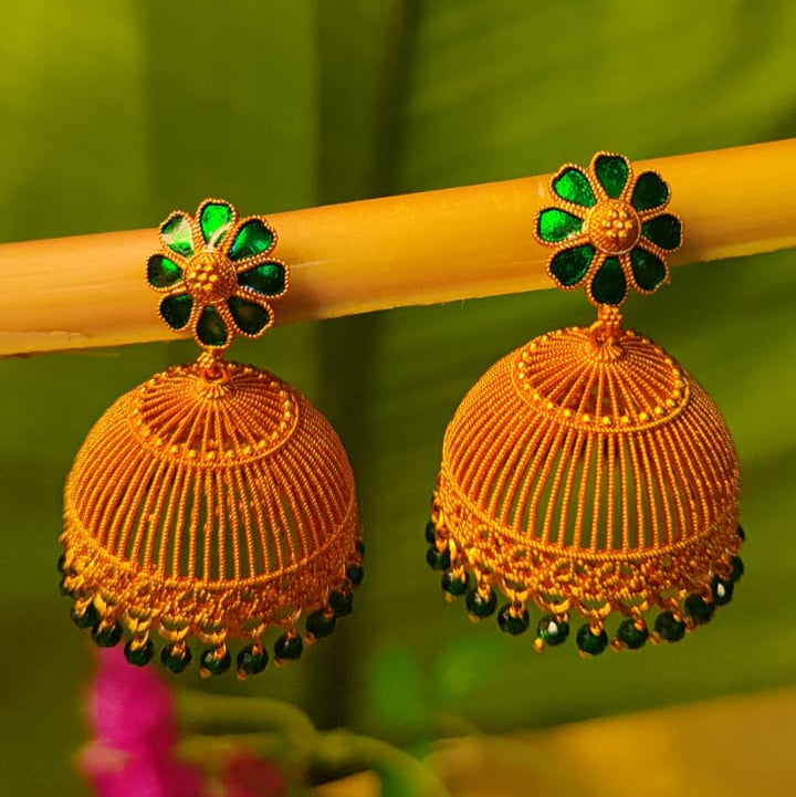 Floral Jhumka
