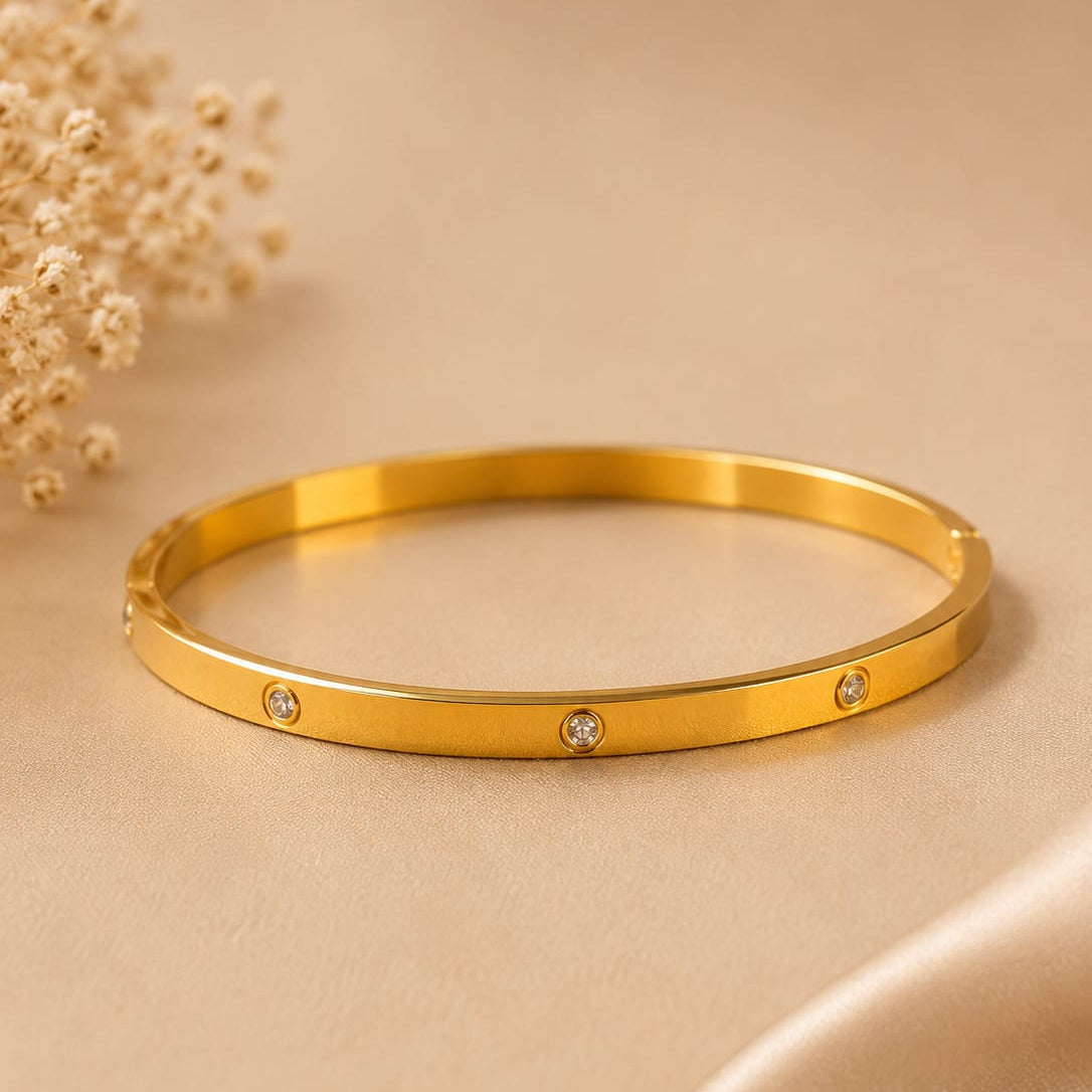 Plain Stone Bangle
