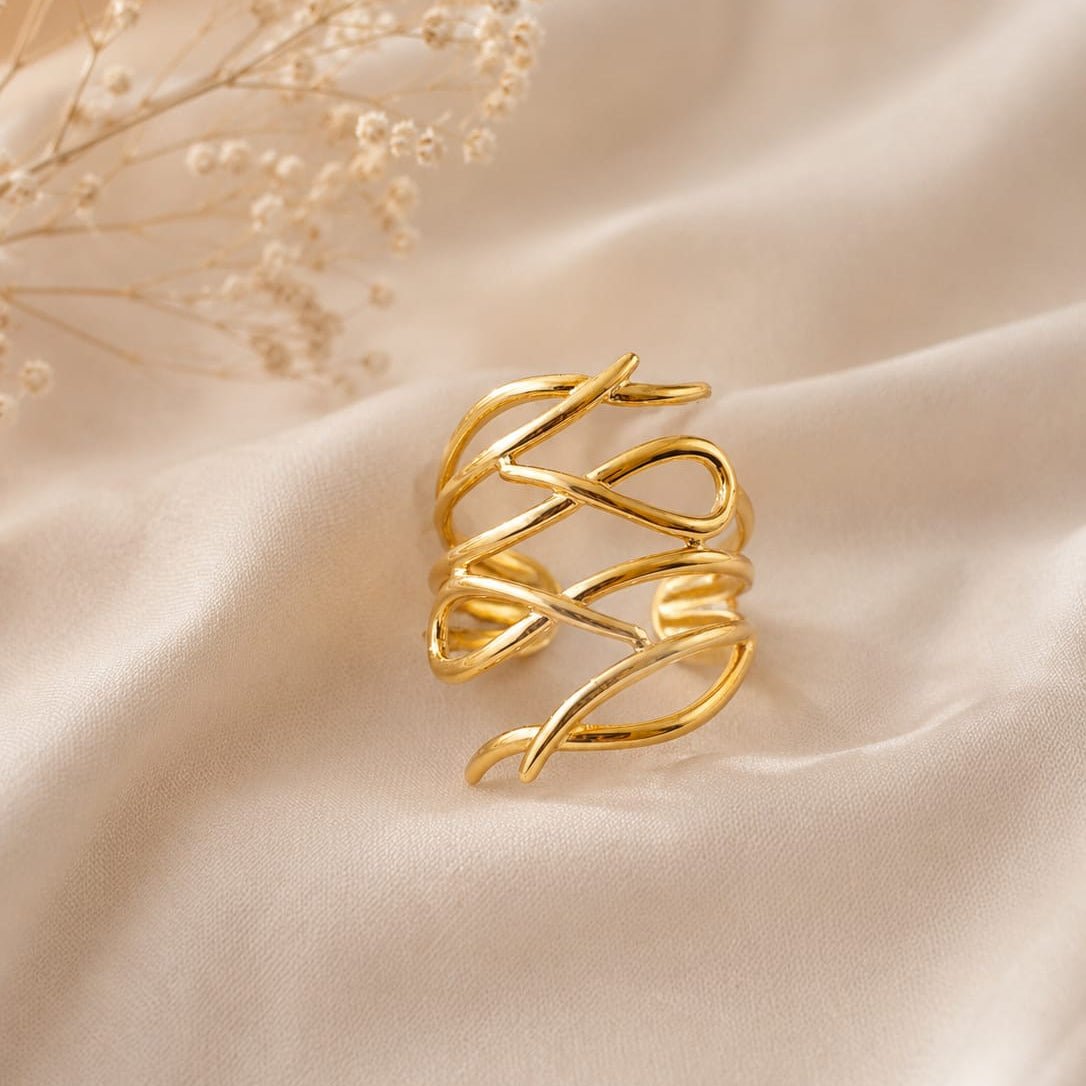Statement Finger Rings Adjustable Anti tarnish