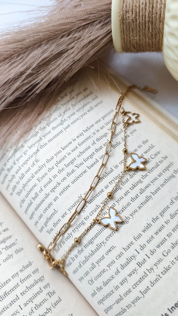 Charm Butterfly Bracelet