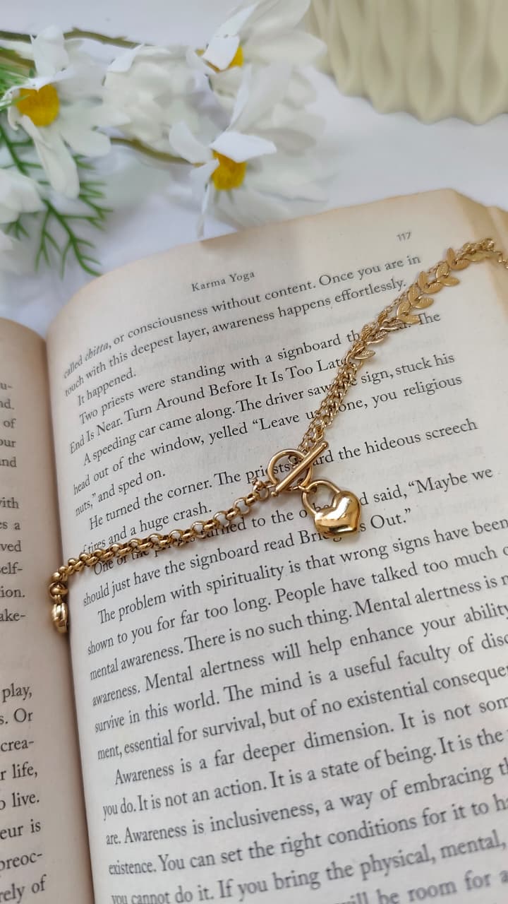 Heart & Lock Bracelet