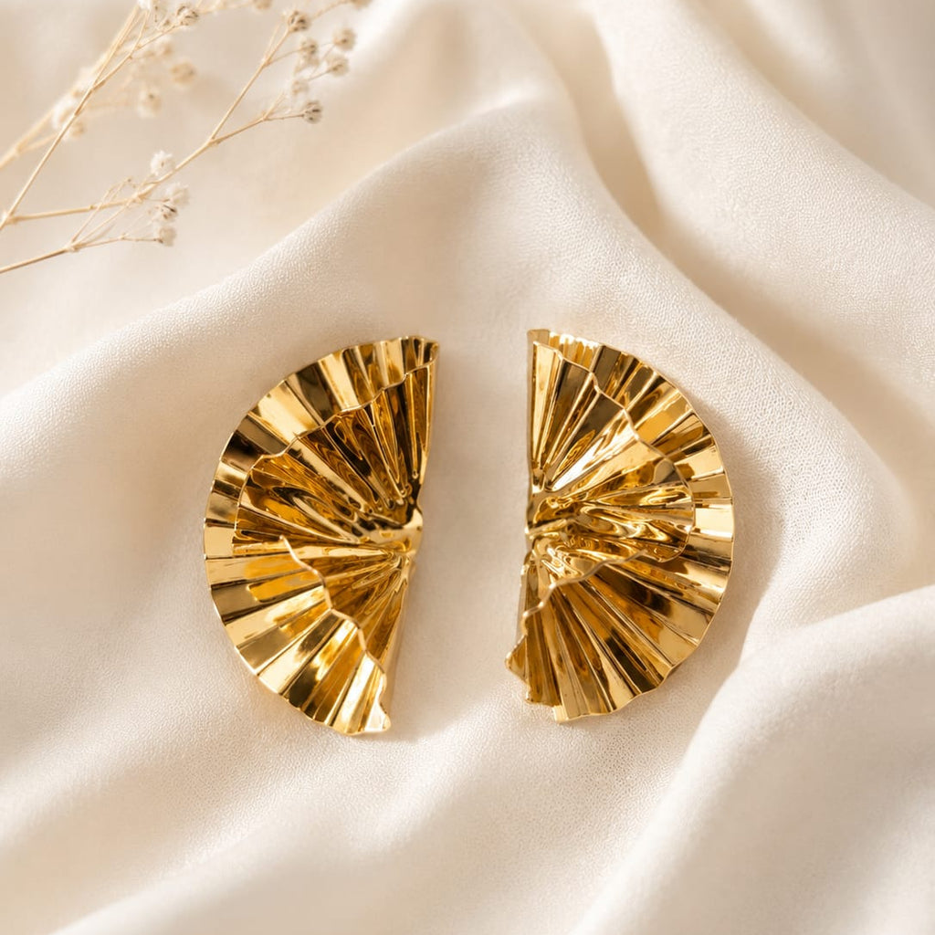 Folded Petal Earring